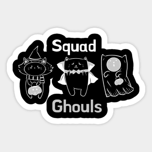 Squad Ghouls Cat Edition Sticker